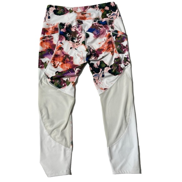Apana - Womens Floral Leggins Sz. LG - Picture 8 of 8